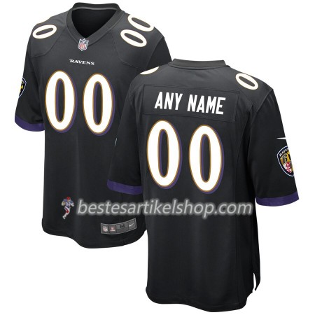 Herren Baltimore Ravens Trikot Schwarz - Personalisiert